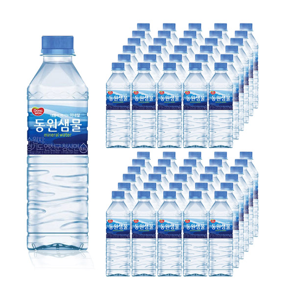 갓성비 좋은 동원샘물 500ml 60펫, 60개 추천해요 갓성비 좋은 동원샘물 500ml 60펫, 60개 추천해요