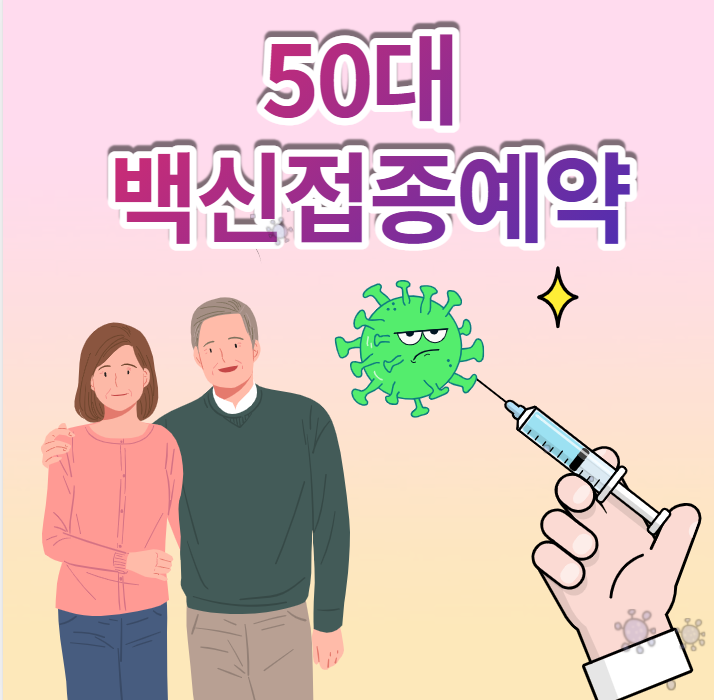  모더나 백신 50대 접종예약 시작
