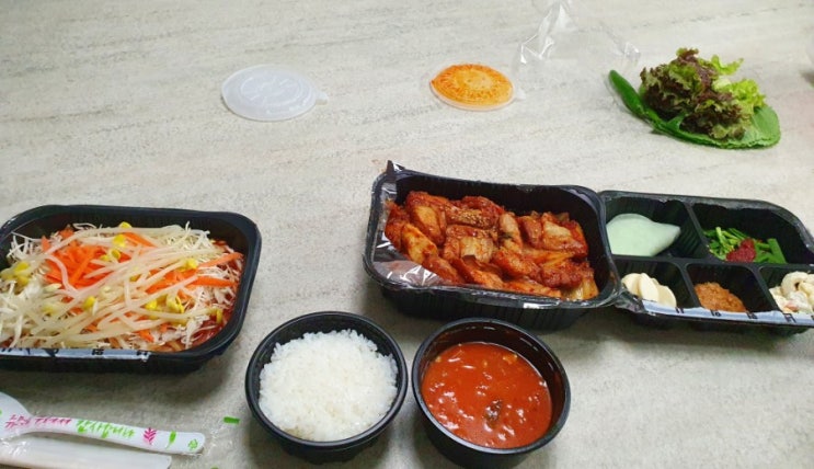  안동 쫄면주는 삼겹본능 요기요 배달 후기