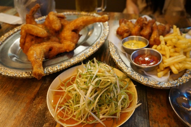  대구 진천동 맛집 '샵트레인' / 기차 컨셉의 독특한 치킨 포차 / 대구 유천동 술집 추천