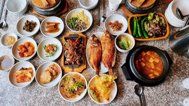  경주 동천동 밥집 한정식이 유명한 보문단지 맛집 경희정