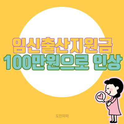  임신출산지원금 100만원으로 인상, 임신출산지원금 사용방법은? (국민행복카드 신청 방법)