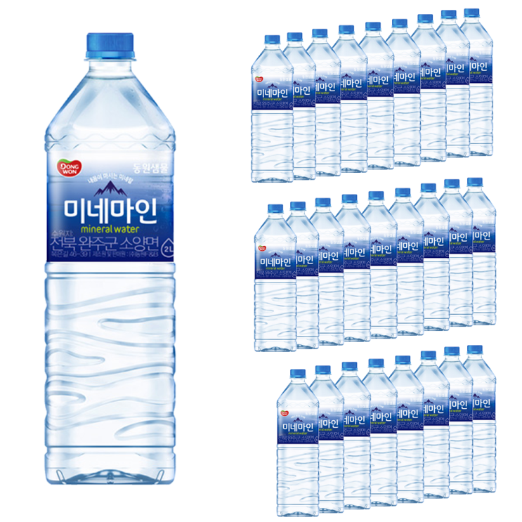 잘나가는 동원샘물 미네마인, 2L, 27개 좋아요 잘나가는 동원샘물 미네마인, 2L, 27개 좋아요