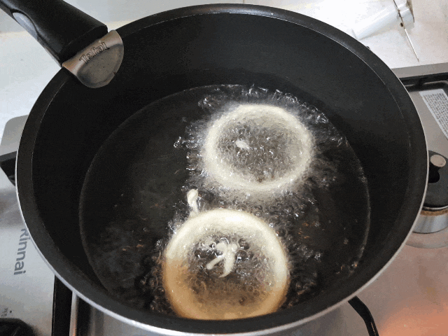 미니도마를 이용한 10분만에 양파링튀김 만들기