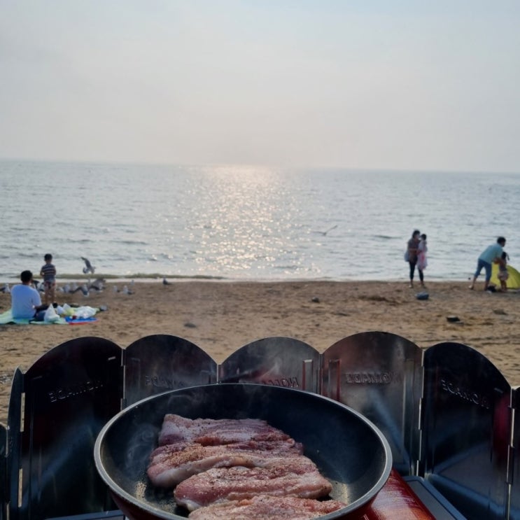  서울근교차박 서해안 캠핑 궁평리해수욕장