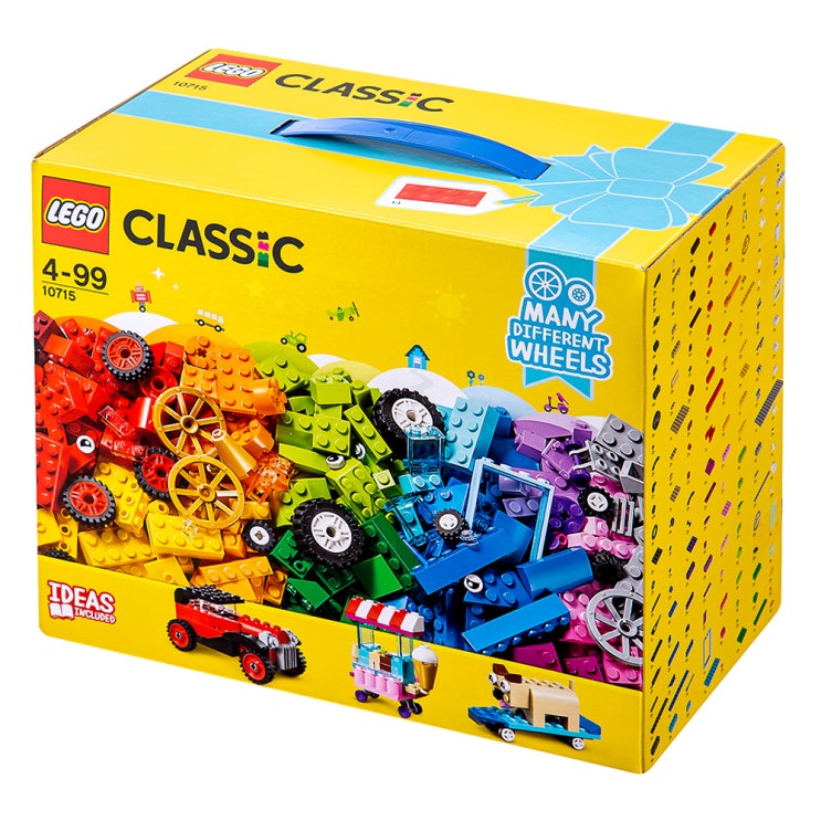 최근 인기있는 레고 클래식 브릭과 바퀴 조립박스 10715, 혼합 색상 추천해요