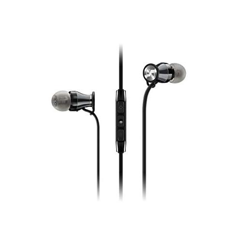 리뷰가 좋은 젠하이저 MOMENTUM In-Ear i 커널형 유선 이어폰 Apple iOS 용 리모콘 마이크가있는 _ 색상 : 블랙 / 블랙 _ M2 IEI CHROME 50, 상