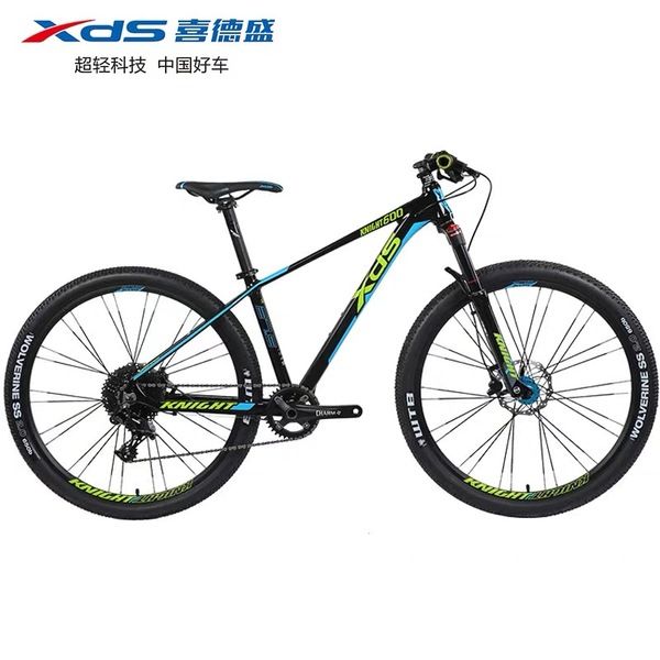 선호도 높은 xds 산악자전거 600 MTB 싸이클링 11단 라이딩 27.5 인치 휠 바이크, 11 단 170-190CM, 블랙 그린 17 인치, 11 단 170-190CM ···