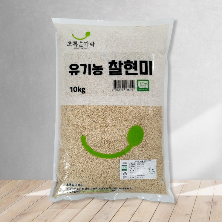 많이 팔린 [초록숟가락] 무농약 찰현미(찹쌀현미) 10kg 국내산 현미 친환경 대용량, 1포, 유기농 찰현미 10kg 좋아요