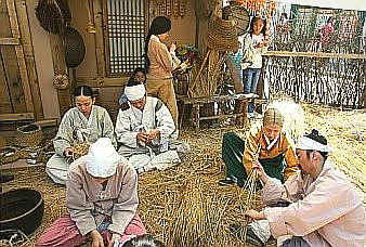  충성예화, '새끼 꼬는 두 머슴이야기!'