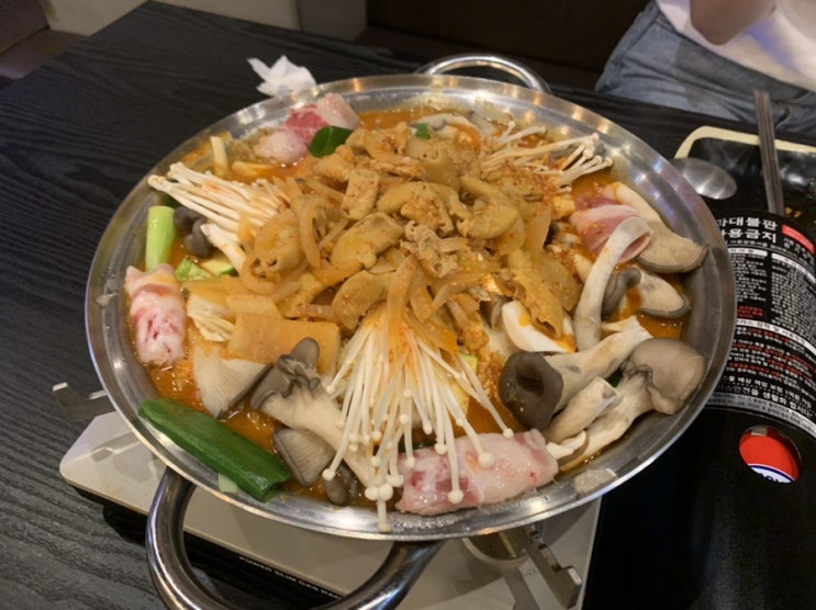  작전역 곱창맛집 "배부자꼽창"에서 곱창전골 먹은 찐후기