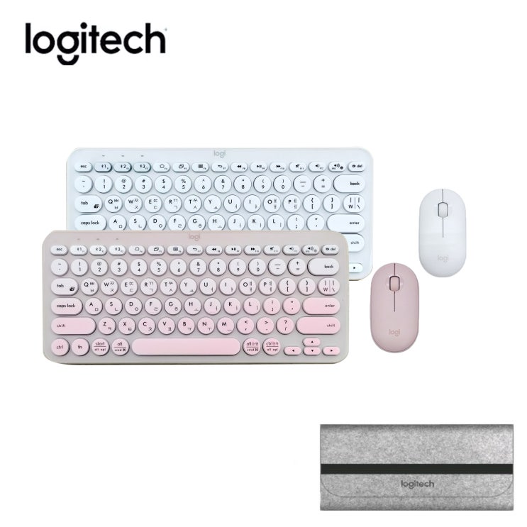 선택고민 해결 로지텍 K380 블루투스 키보드 + Pebble마우스 세트(한글 각인 실리콘 키스킨.키보드 파우치 증정), 파우더핑크, K380+pebble 좋아요 선택고민 해결 로지텍 K380 블루투스 키보드 + Pebble마우스 세트(한글 각인 실리콘 키스킨.키보드 파우치 증정), 파우더핑크, K380+pebble 좋아요
