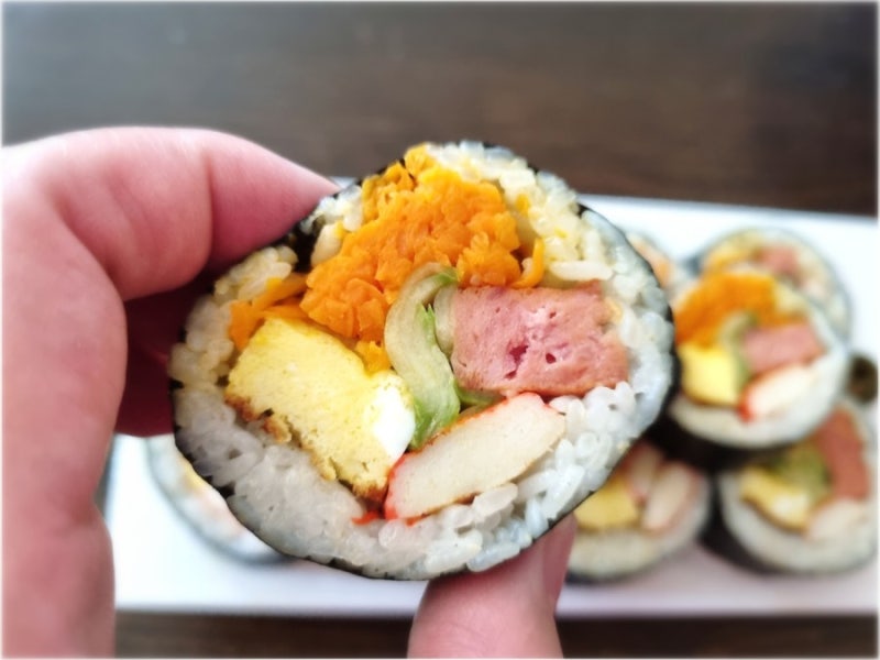 당근김밥 : 류수영김밥을 저탄고지 다이어트 김밥으로 만들었습니다 (양배추볶음밥) 3