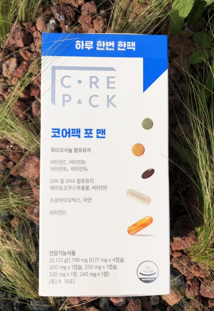  남성용 종합비타민 코어팩 포맨, 데일리 비타민으로 선물해요.
