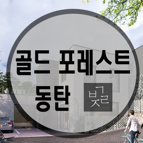  동탄 2신도시 전원주택 골드 포레스트 21년 입주 시작