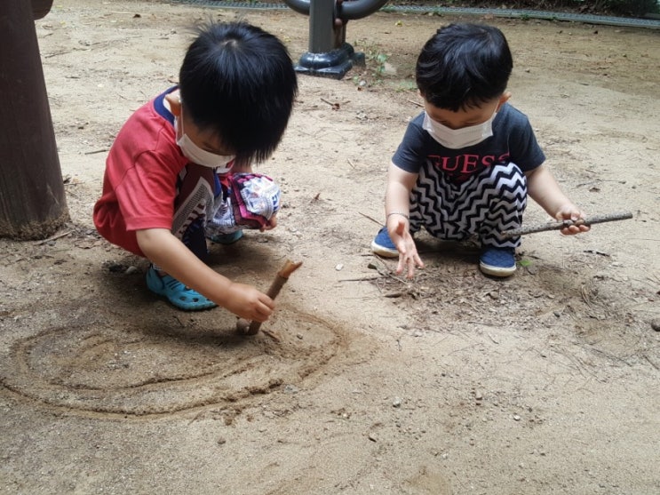  [4세+3세 연년생 가정보육 7월 여름 나들이/야외활동] 불광근린공원 생각숲길