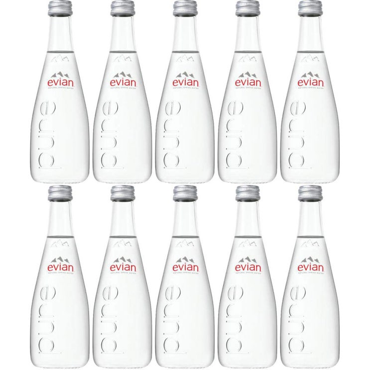 인기있는 에비앙 애비앙 네추럴 스프링 워터 비싼 물 생수 유리병 330mL 10개 evian Natural Spring Water, 1개 ··· 인기있는 에비앙 애비앙 네추럴 스프링 워터 비싼 물 생수 유리병 330mL 10개 evian Natural Spring Water, 1개 ···