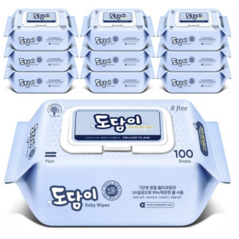 많이 팔린 도담이 디럭스 플레인 유아물티슈 캡형, 20팩 ··· 많이 팔린 도담이 디럭스 플레인 유아물티슈 캡형, 20팩 ···