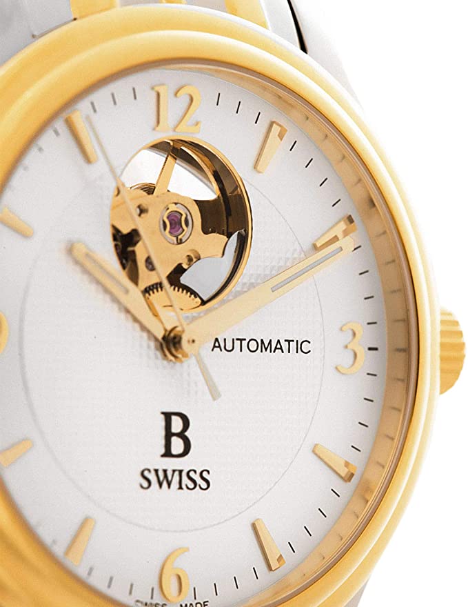 [SHOPWORN]  B 스위스 오픈하트 오토매틱 시계 디스플레이 제품 면세가 $199 (미국내배송비 무료)