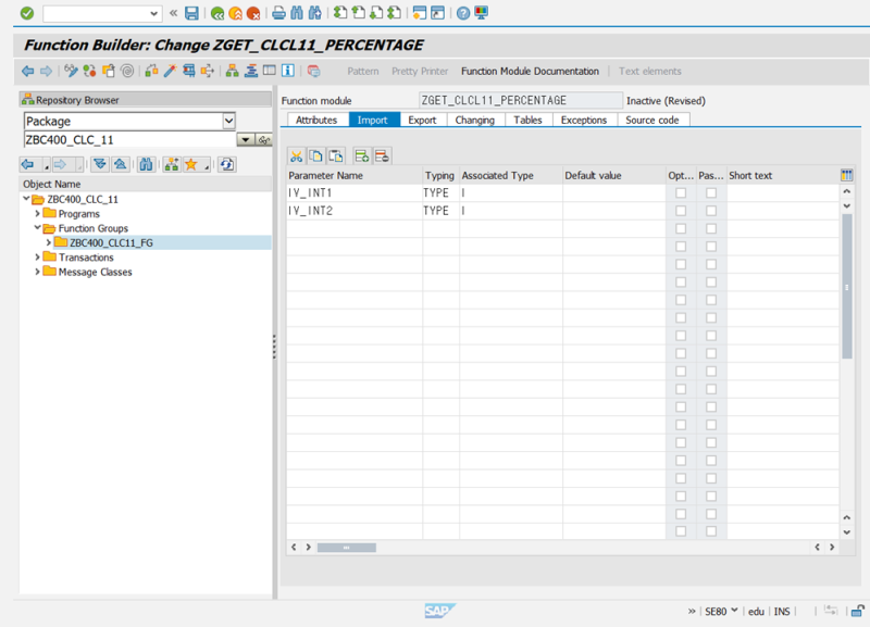 [ABAP] Function Module : 네이버 블로그