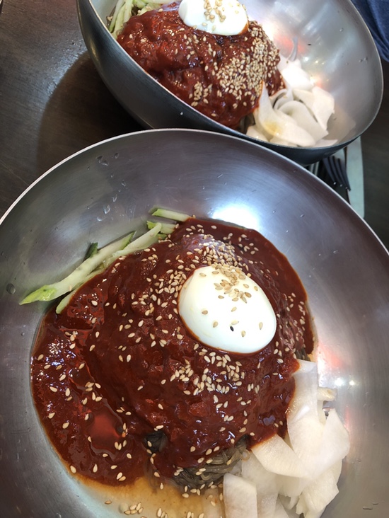  송주불냉면 안양본점 완전 찐매운맛냉면 안양맛집