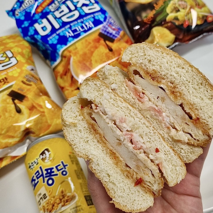  CU 신상털이 :: 칠리크랩버거, 마카롱, 팔도비빔칩, 고추칩, 쌀죠리퐁당 막걸리