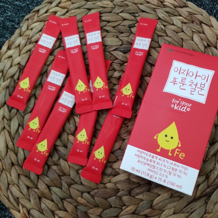  [이지바이오메드]어린이 철분으로 선택한 이지아이 푸룬룬철분:))