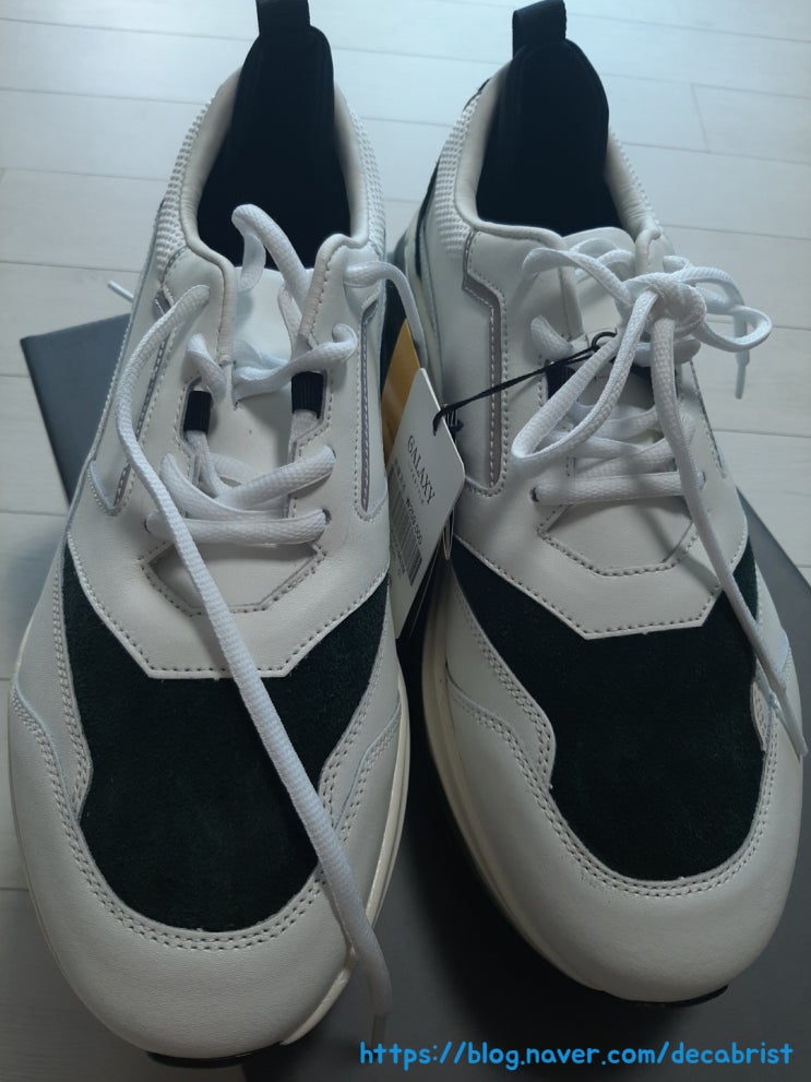  갤럭시 라이프스타일 그린 레더 오버솔 어글리 슈즈(Galaxy Lifestyle Green Leather Oversole Ugly Shoes)
