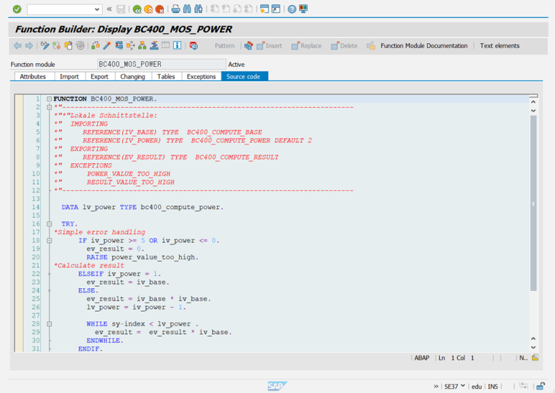 [ABAP] Function Module : 네이버 블로그