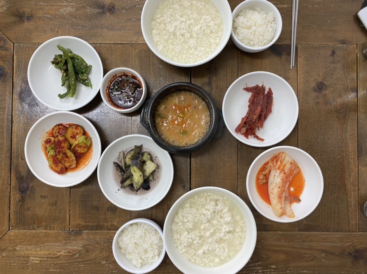 7월 속초여행 김영애할머니순두부 채식식당