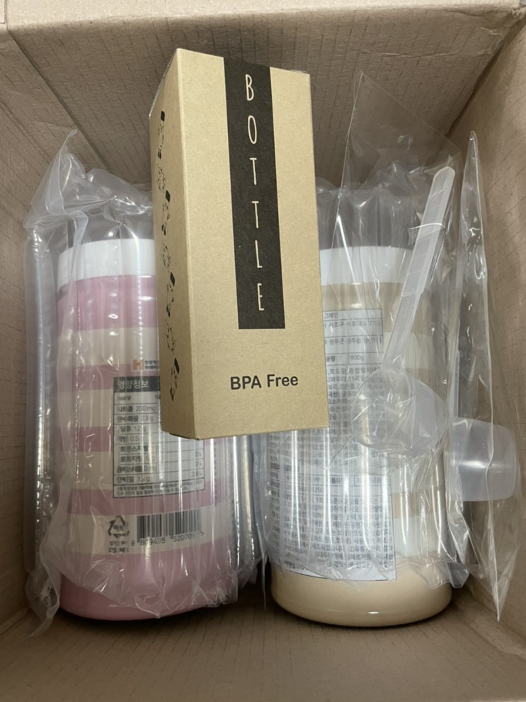  단백질 쉐이크 나에게 용기를