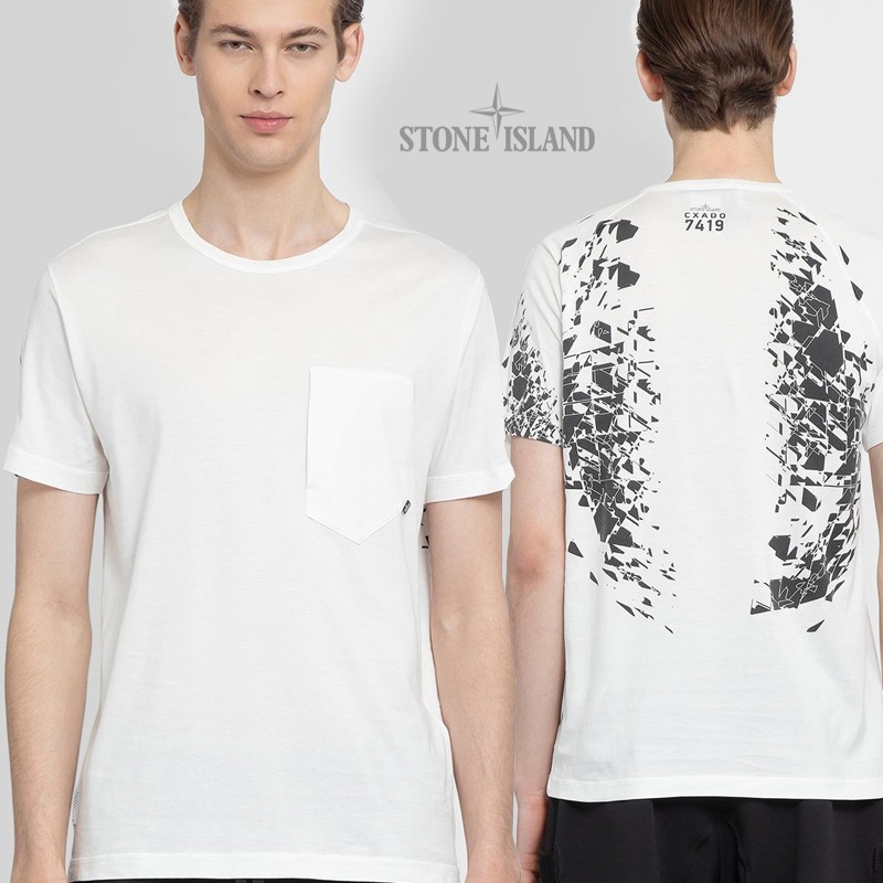 스톤아일랜드 SHADOW 프로젝트 포켓 티셔츠 WT