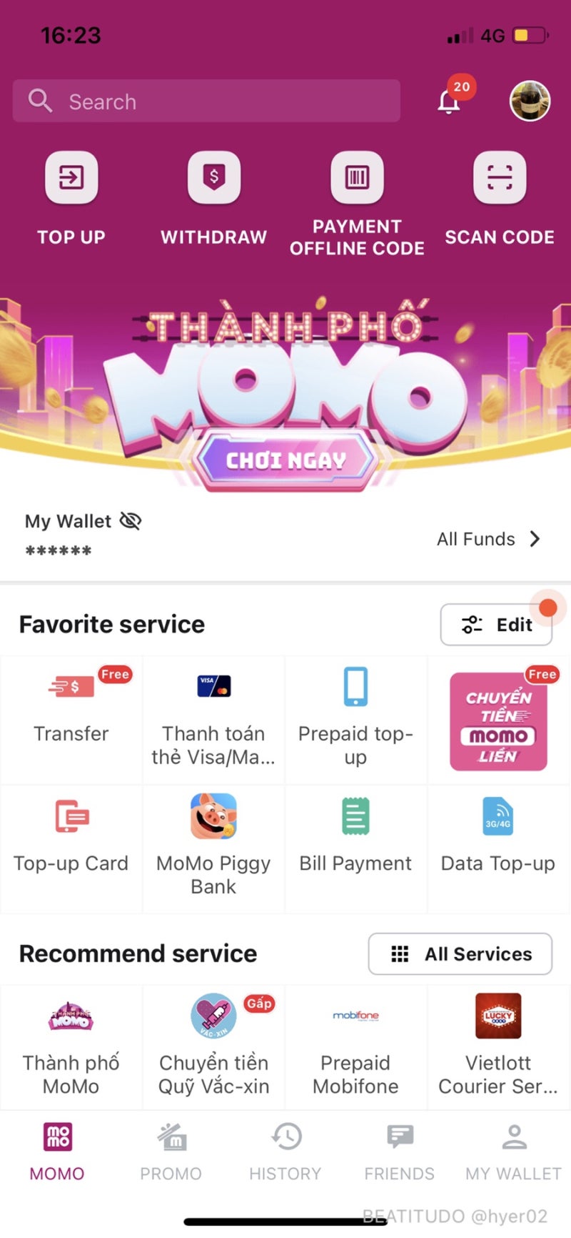 호치민 락다운 일상] 베트남 전자지갑 MoMo 가입 & 사용하기 : 네이버 블로그