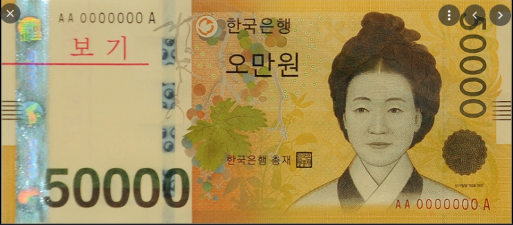  5만원권의 주인공. "신사임당" 피규어 제작기.