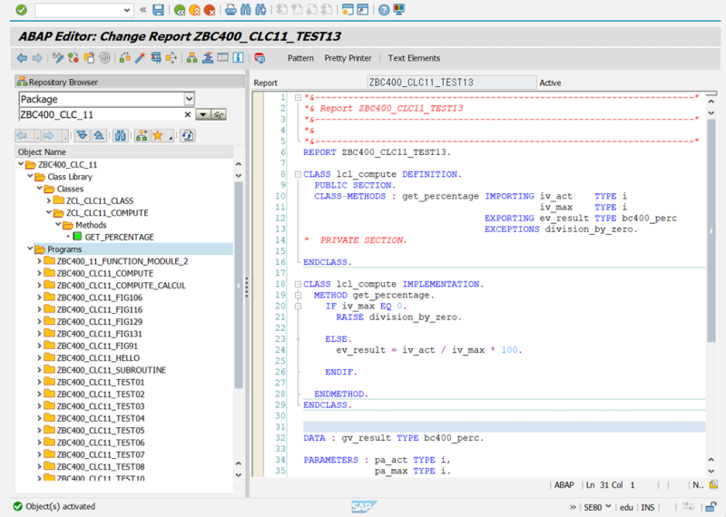 [ABAP] Local Class : 네이버 블로그
