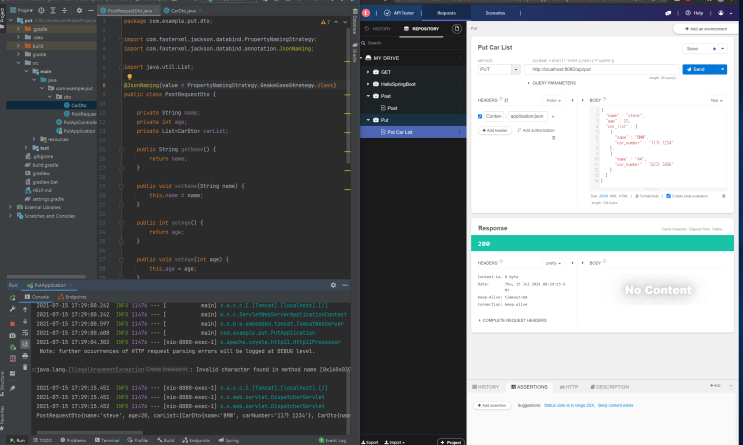  [Spring] PUT API / DELETE API / Annotation @