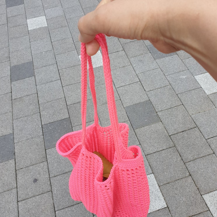  올리오 비치 그물백 완성!!