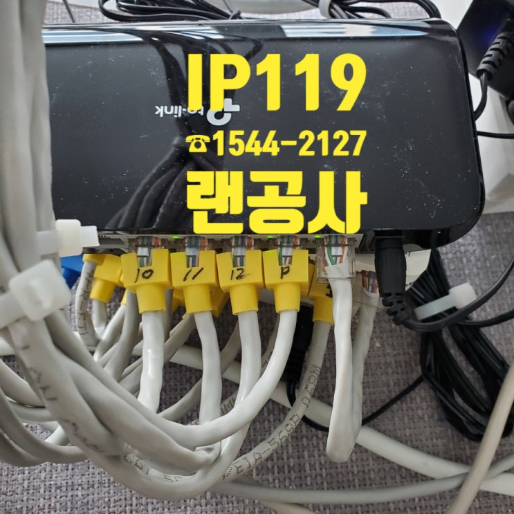  빛보다 빠른 속도로 랜공사 출동합니다! 슝=3