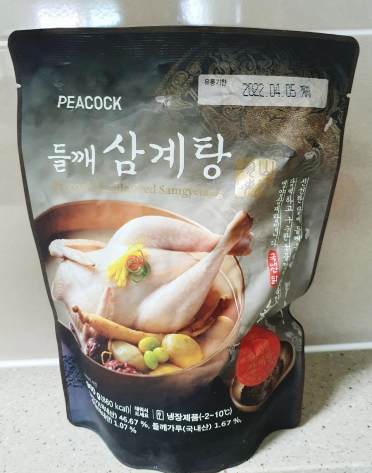  가성비 갑 간편조리식 피코크 들깨삼계탕, 삼계탕 밀키트로 복날 보양식 흉내내기