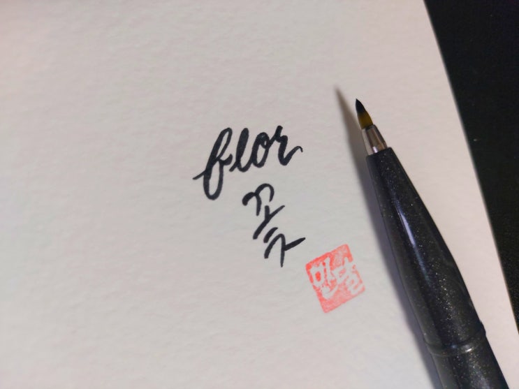  [초보 캘리그라피] 스페인어 단어 5가지 손글씨 모음
