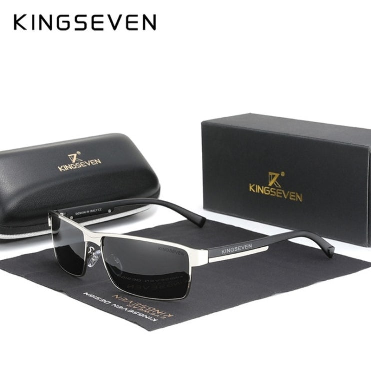 의외로 인기있는 KINGSEVEN 2021 편광 선글라스 남성 여성 운전 사각 남성용 선글라스 남성 고글 UV400 좋아요