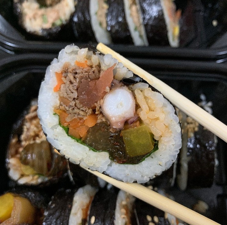  여수맛집 해물삼합김밥 :: 청춘김밥
