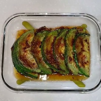  삼순이텃밭에서 수확한 호박으로 만든 양념바른 풋호박 부침 레시피