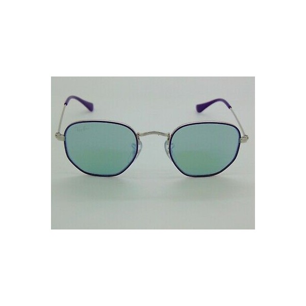 최근 많이 팔린 426773 / Ray Ban Jr. Hexagonal RJ 9541SN 262/30 Purple/Silver Kids Mirrored Sunglasses 추천해요