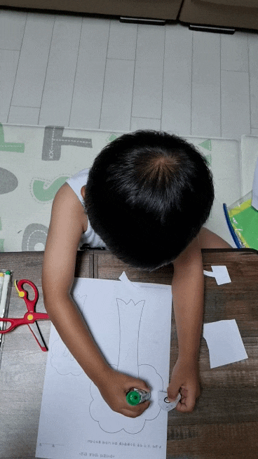  엄마표한글교재로 아이와 함께 글자 '수' 공부한 후기(도안나눔)