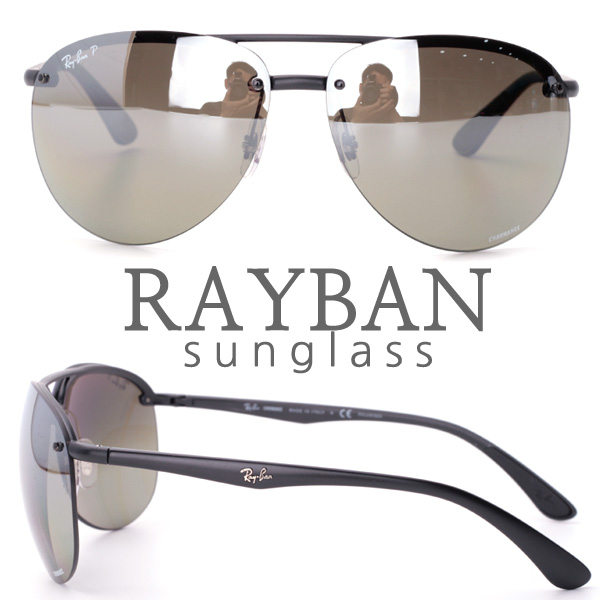 선호도 높은 Rayban RB4293CH 601S 5J 레이벤 실버미러 편광렌즈 선글라스 ···