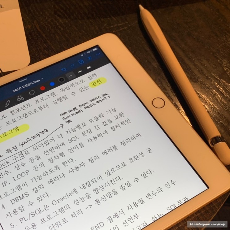 애플 펜슬 1세대, 굿노트 구매 후기