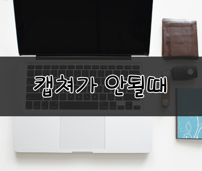 컴퓨터화면 캡쳐가 안될때, 알툴바 전체화면 캡쳐 오류시 해결방법은?
