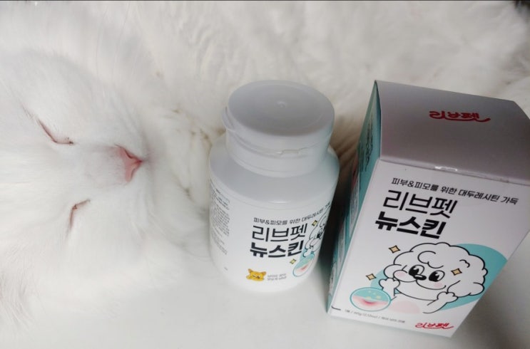  우리 고양이 피부 속부터 채워주는 리브펫 뉴스킨