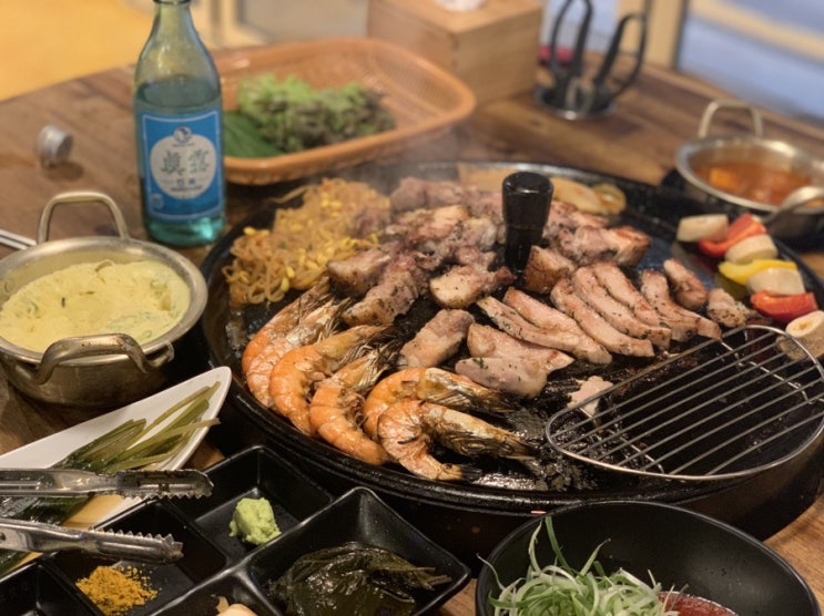  역삼역 고깃집_화덕고깃간 역삼본점 | 솥뚜껑 역삼동 삼겹살 맛집